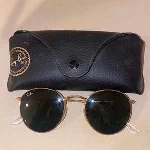 Ray Ban Round Metal Sunglasses